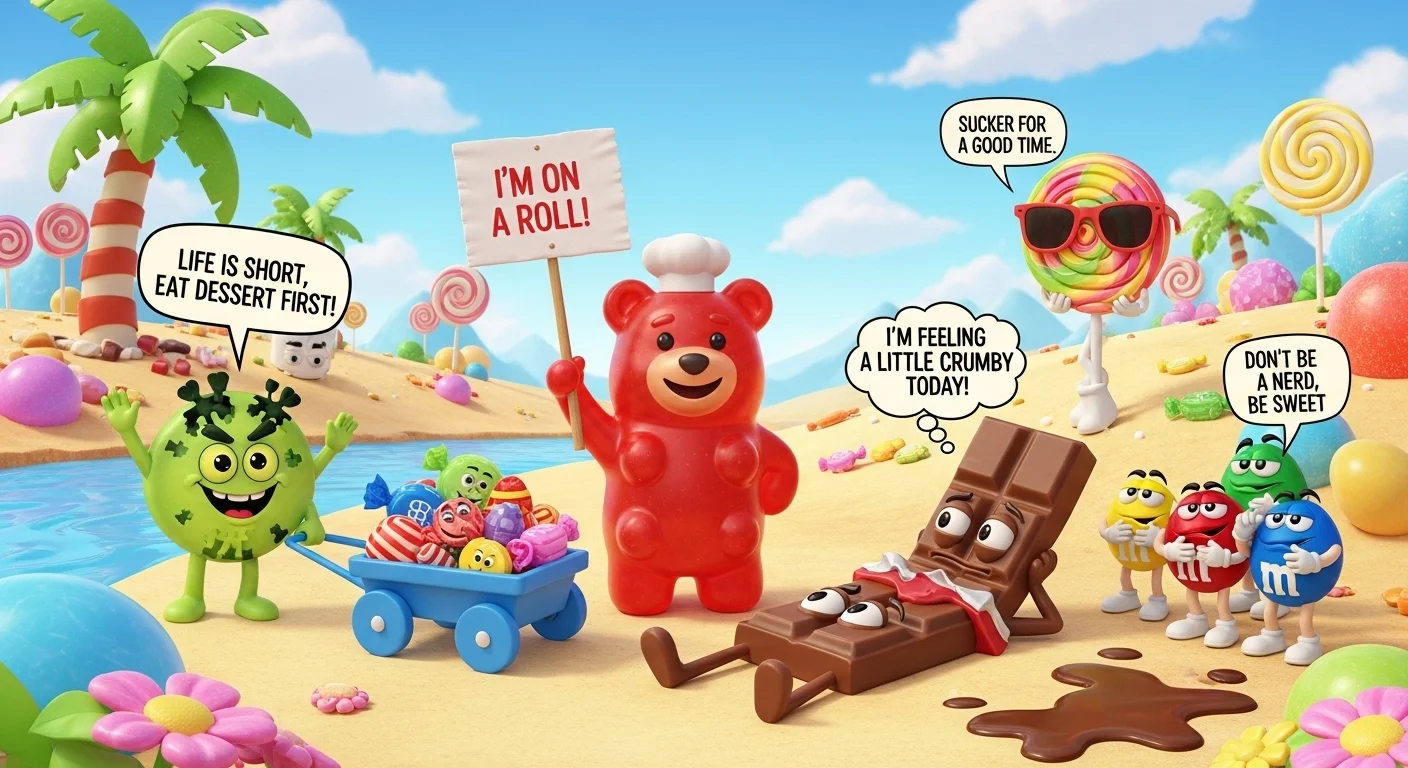 Candy Love Puns for Romance & Flirting