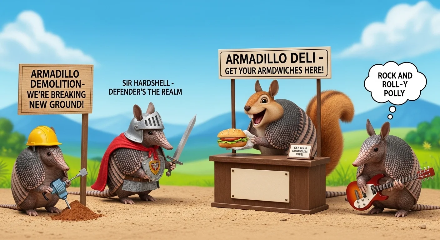 Clever Armadillo Puns That Hit Just Right