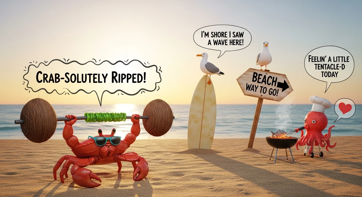 Clever Beach Puns That Hit Just Right