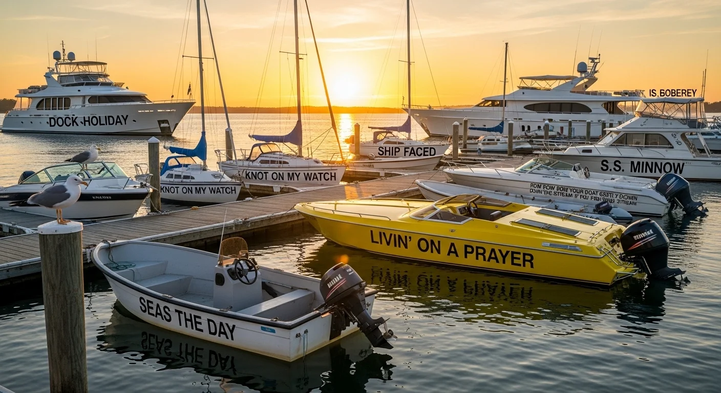 Clever Boat Name Puns That Hit Just Right