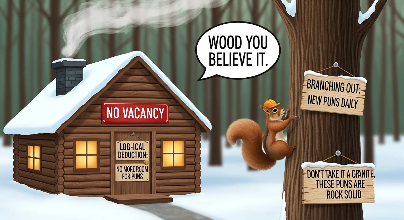 Clever Cabin Puns That Hit Just Right