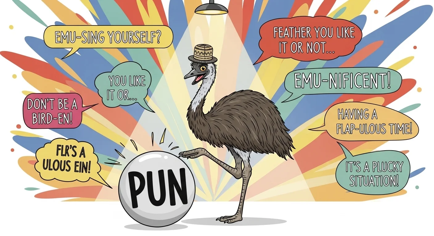 Clever Emu Puns That Hit Just Right
