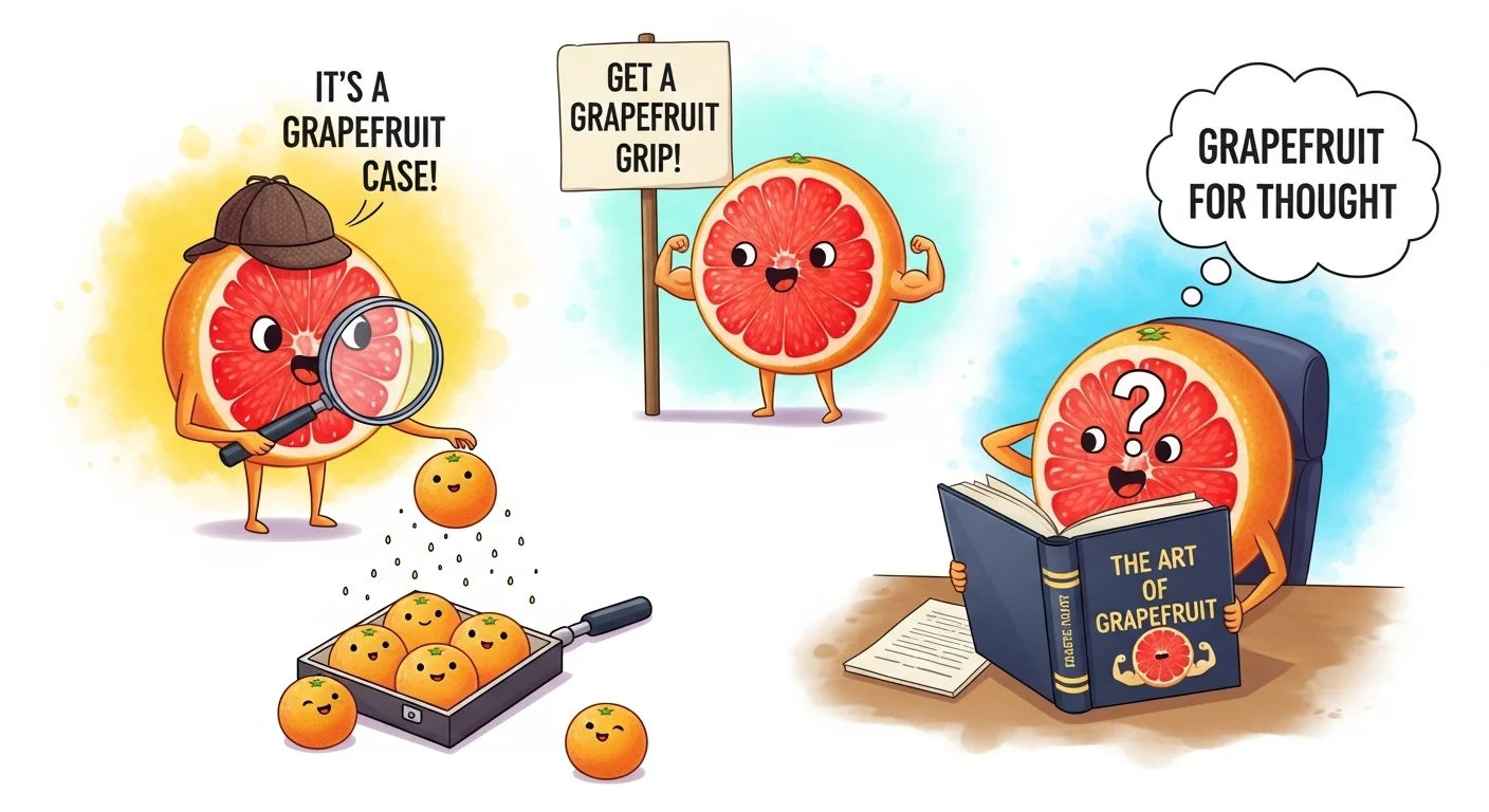 Clever Grapefruit Puns That Hit Just Right