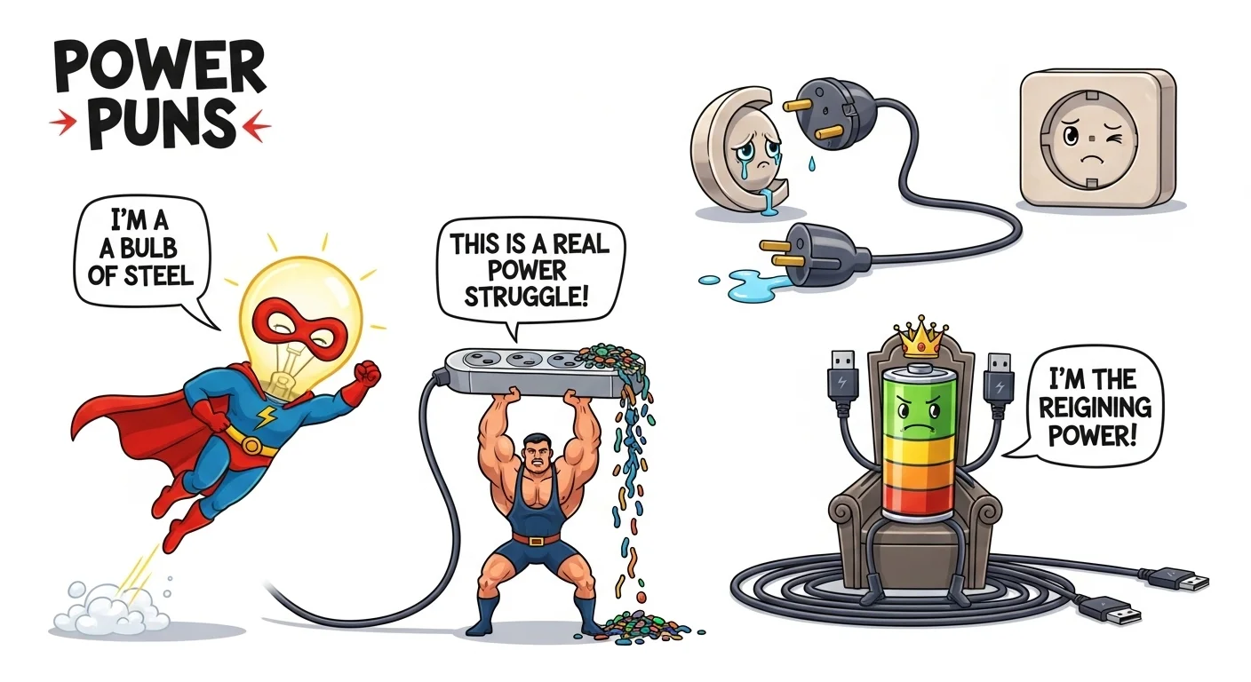 Clever Power Puns That Hit Just Right