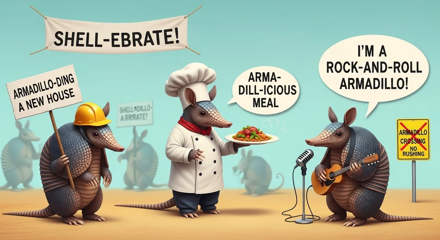 Editor’s Favorite 7 Armadillo Puns