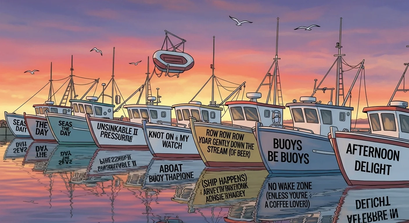 Editorâs Favorite 7 Boat Name Pun
