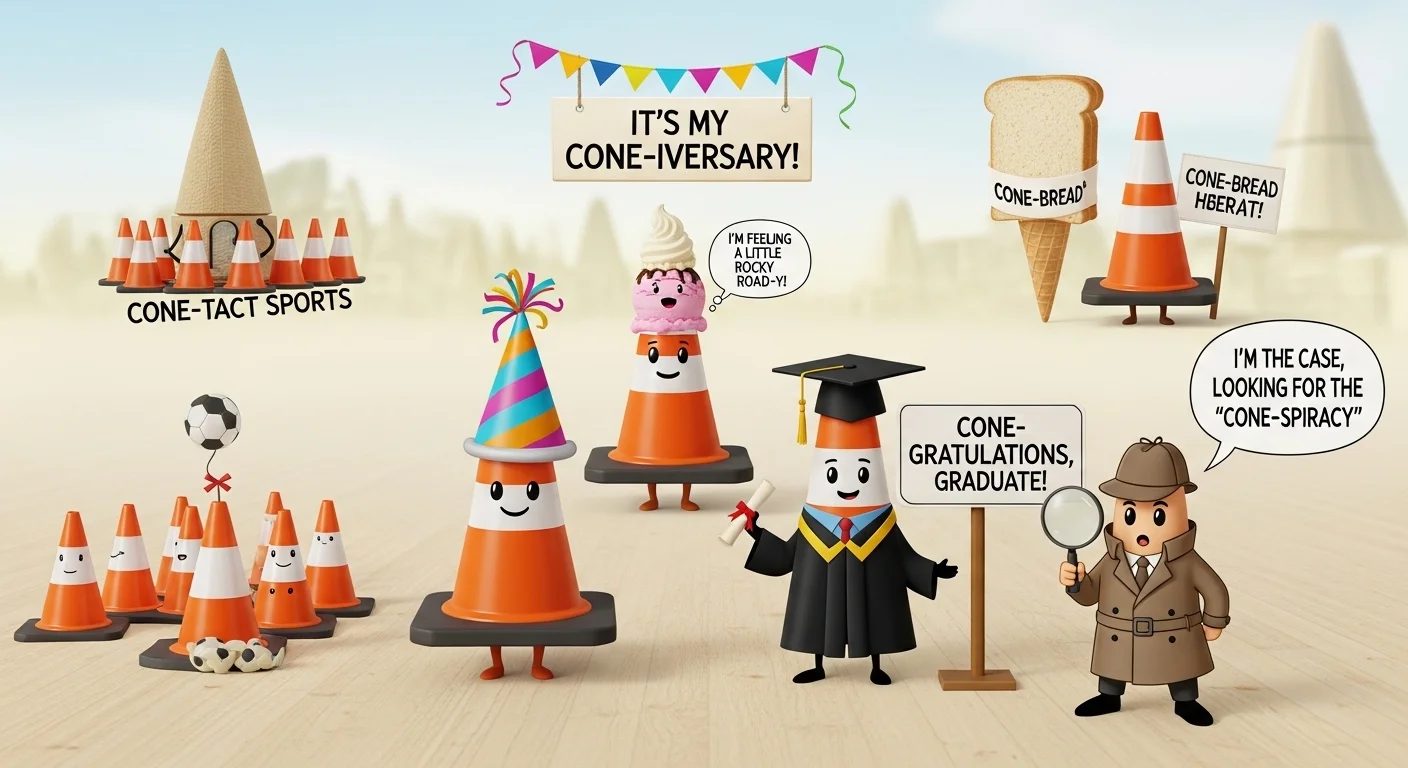 Editorās Favorite 7 Cone Puns