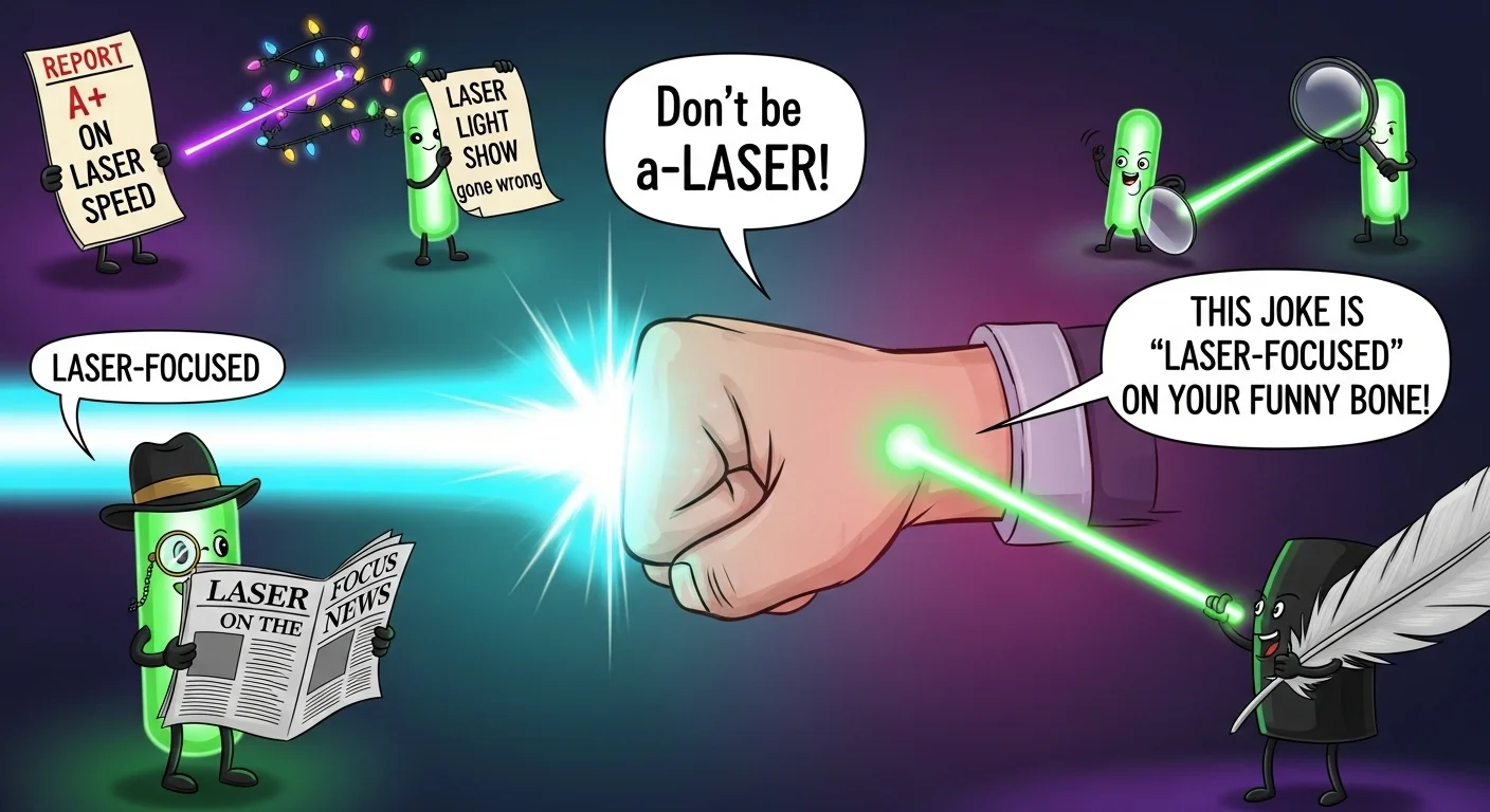 Editor’s Favorite 7 Laser Puns