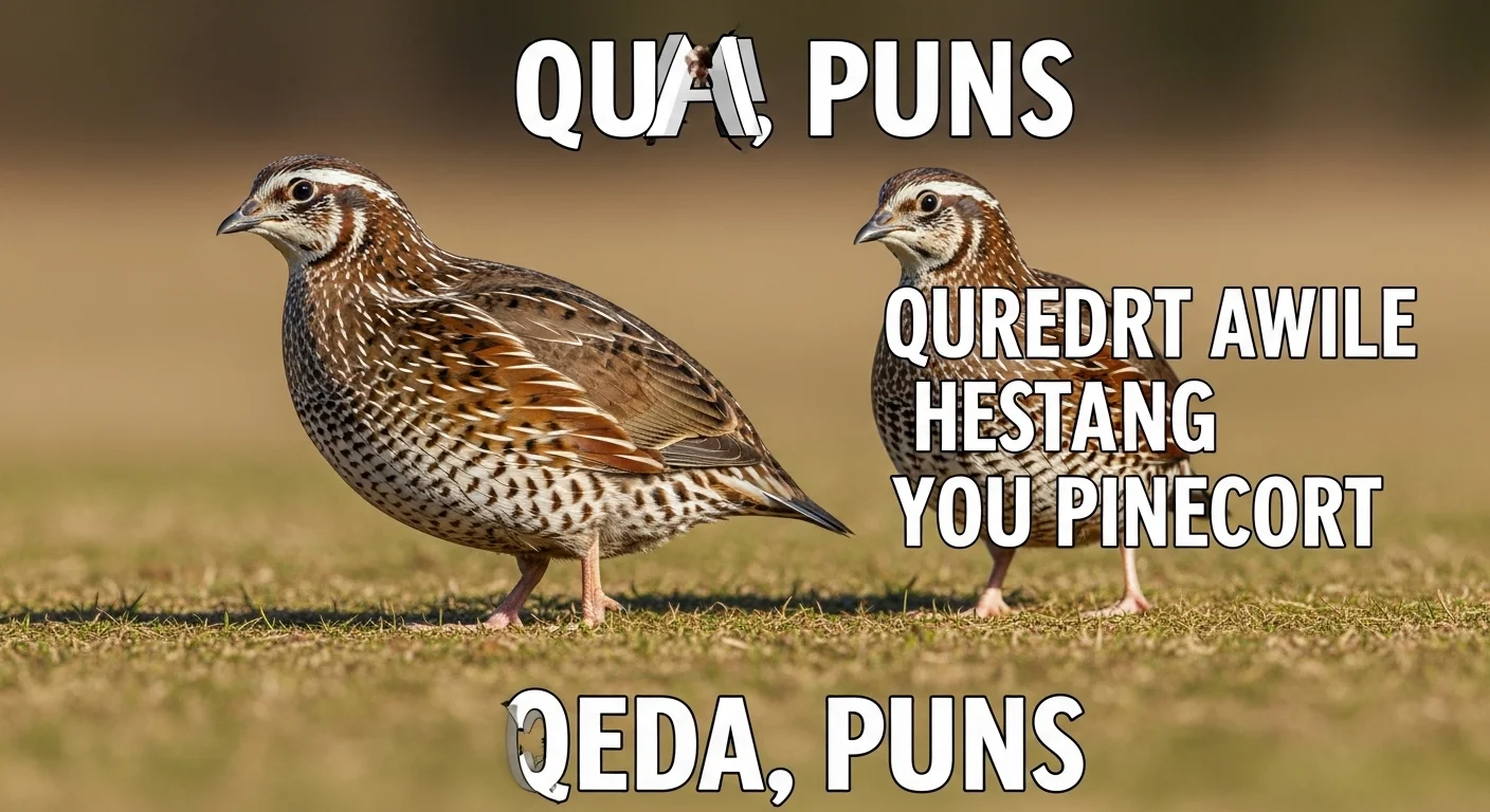 Editor’s Favorite 7 Quail Puns