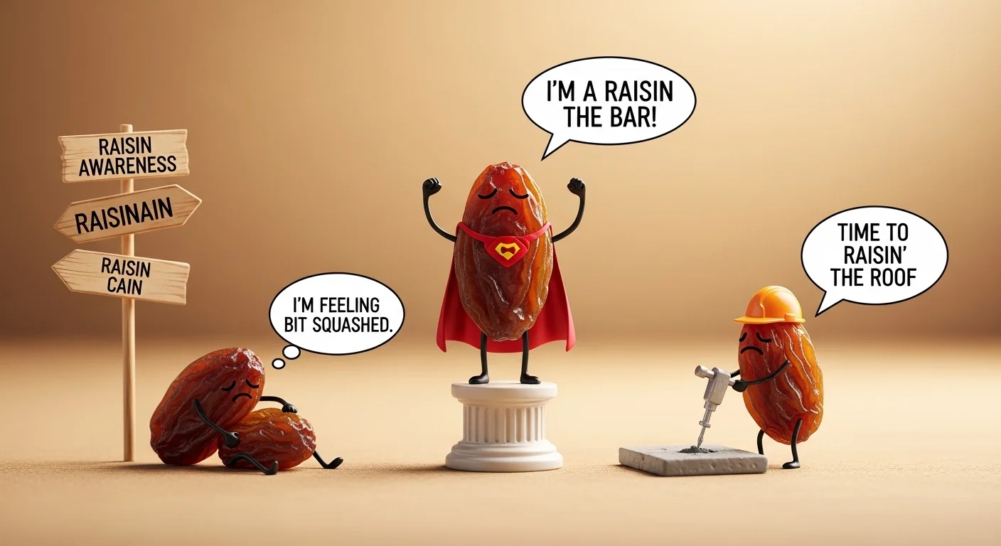 Editor’s Favorite 7 Raisin Puns