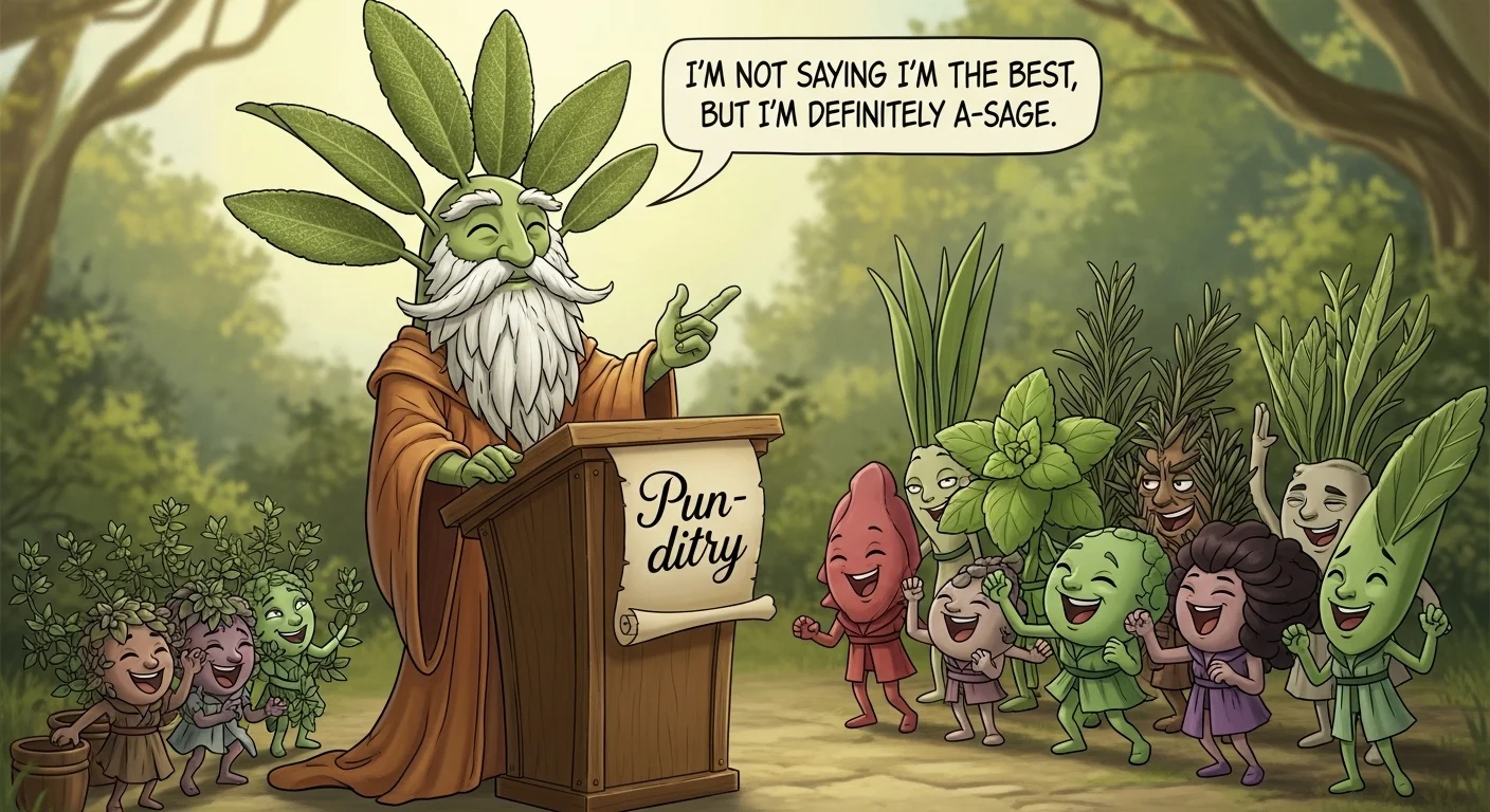 Editor’s Favorite 7 Sage Puns