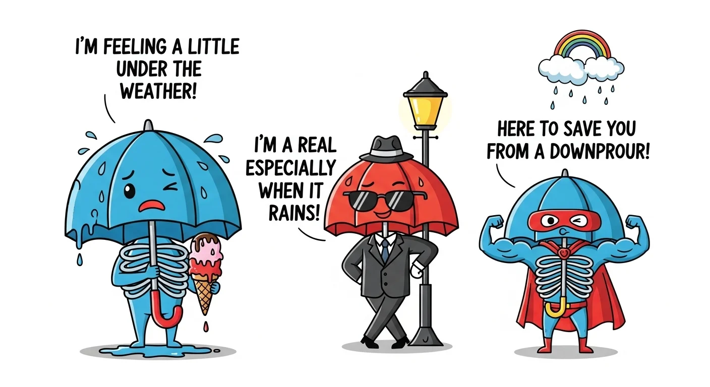 Editor’s Favorite 7 Umbrella Puns