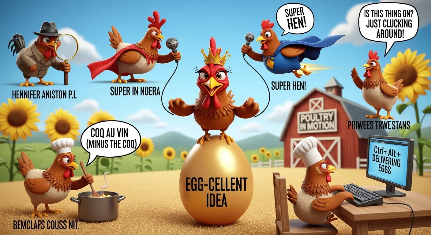 Funny Hen Puns
