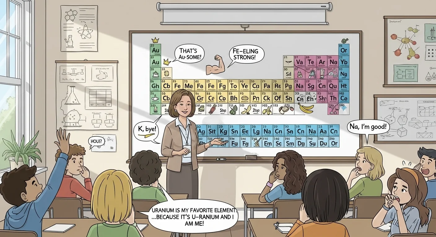 School & Study Periodic Puns