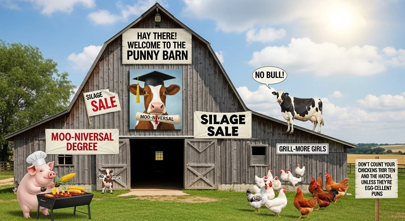 Top 12 Hilarious Barn Puns to Make You Laugh