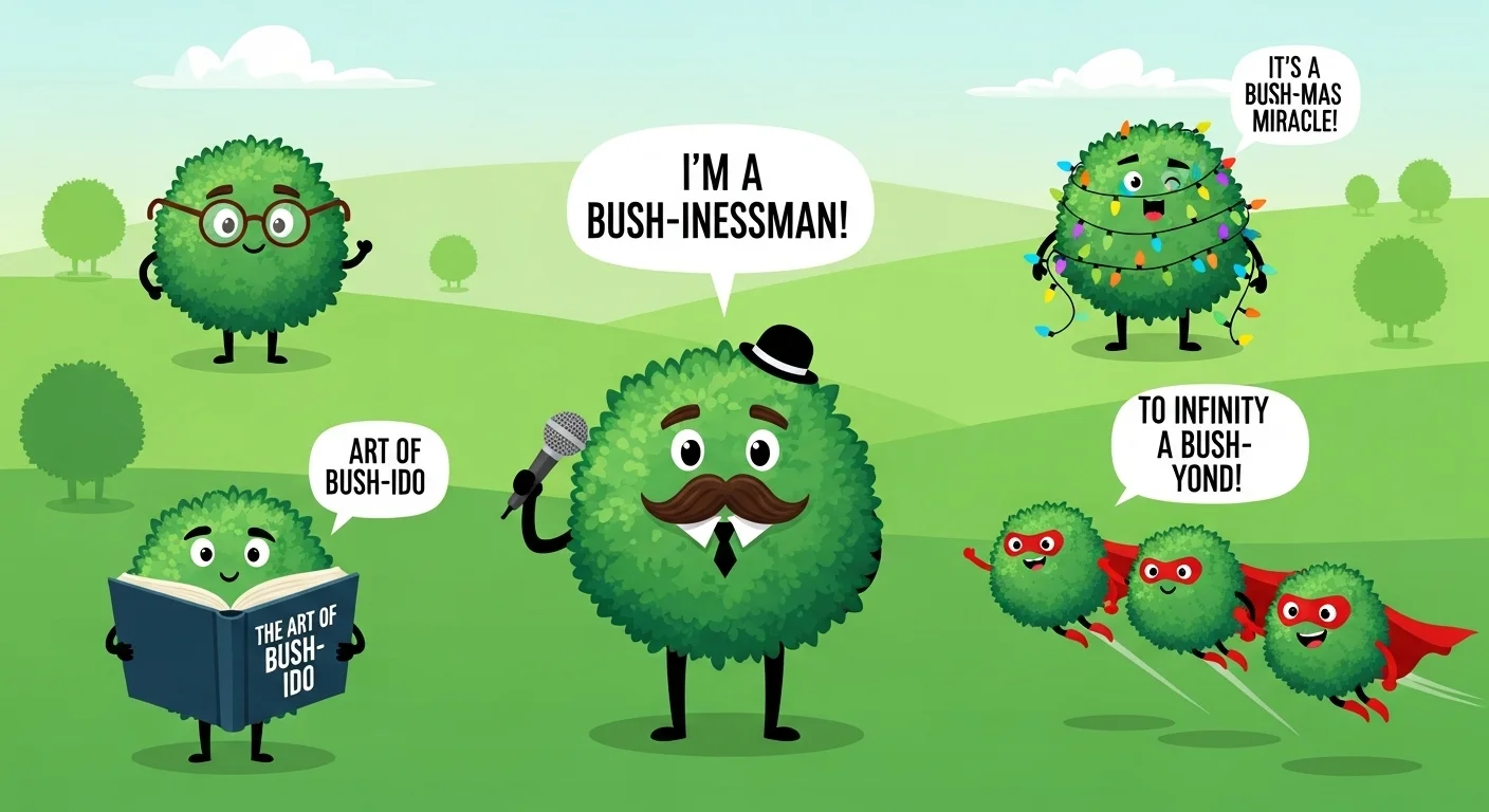 Top 12 Hilarious Bush Puns to Make You Laugh