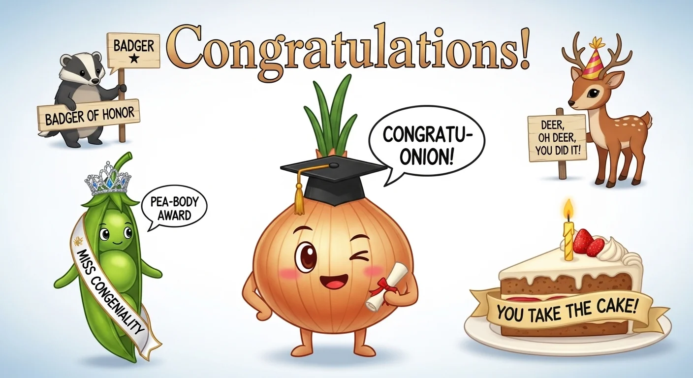 Top 12 Hilarious Congratulations Puns to Make You Smile