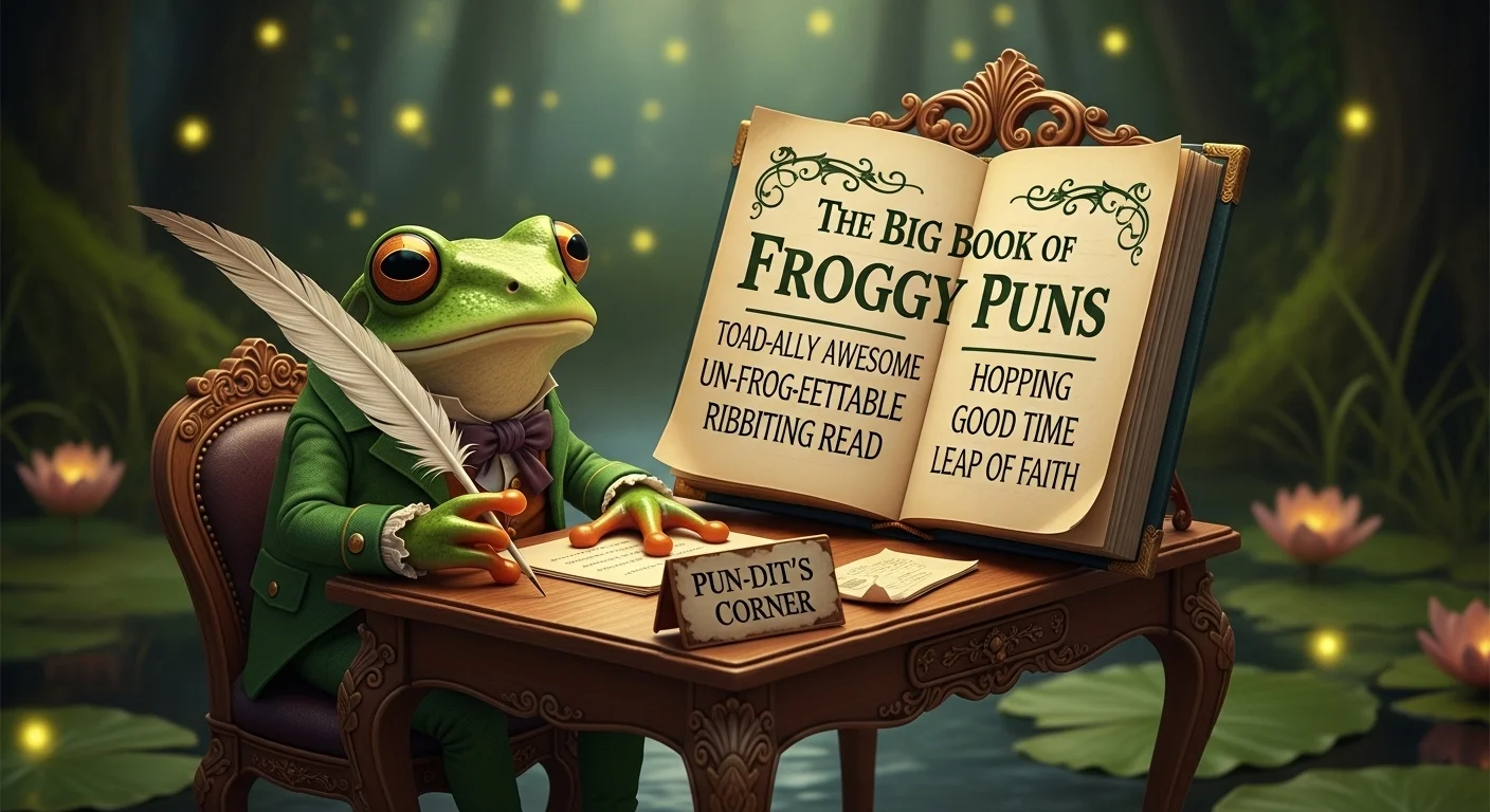Top 12 Hilarious Frog Name Puns to Make You Laugh