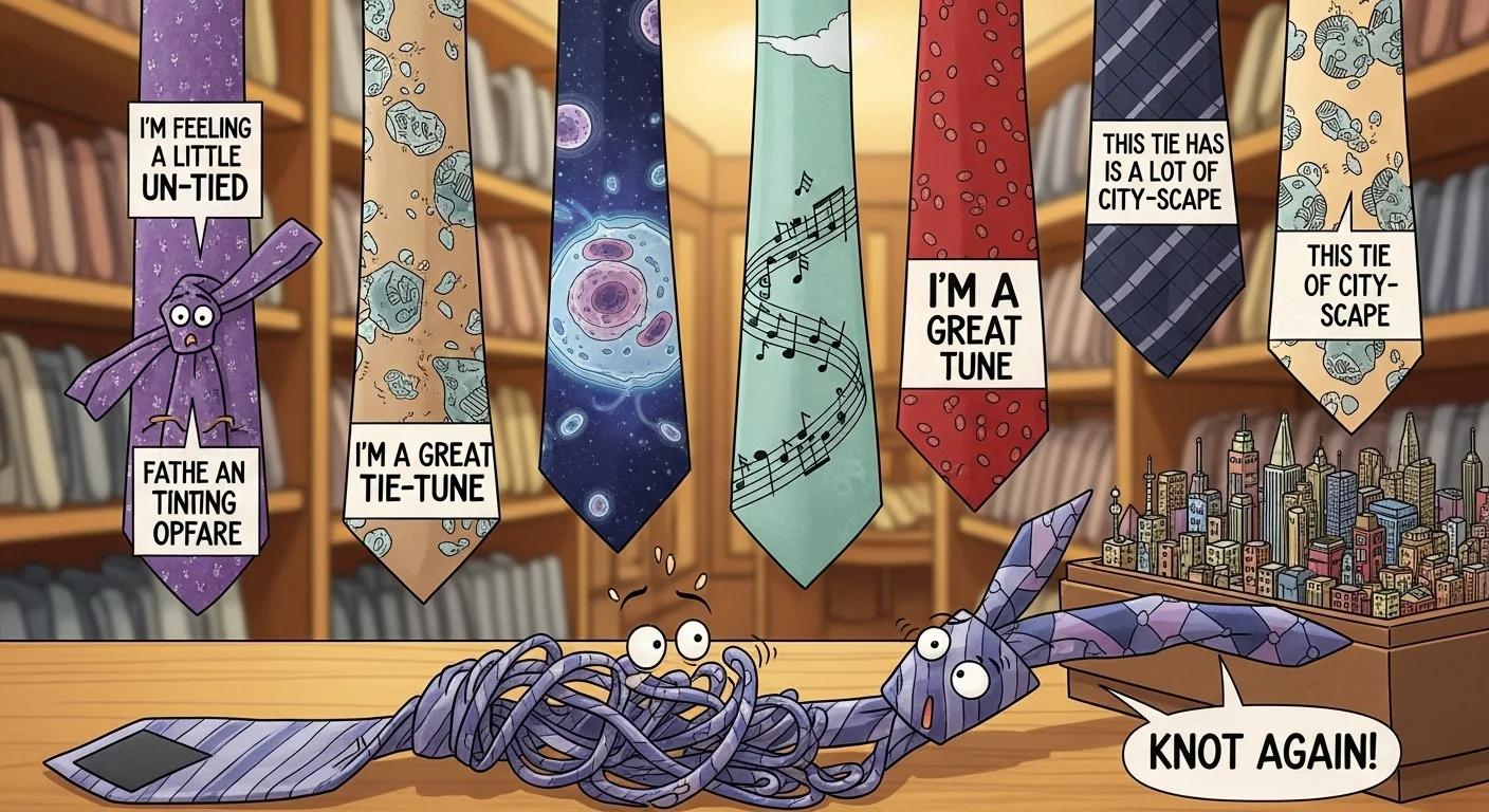 Top 12 Hilarious Tie Puns to Make You Laugh