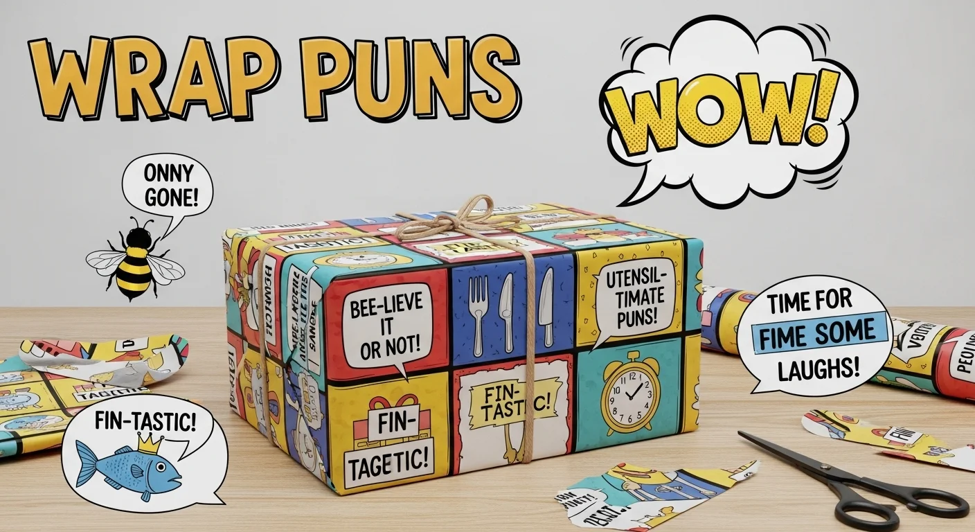 Top 12 Hilarious Wrap Puns to Make You Laugh