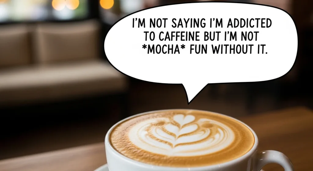 cappuccino puns