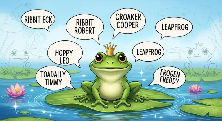 frog name puns