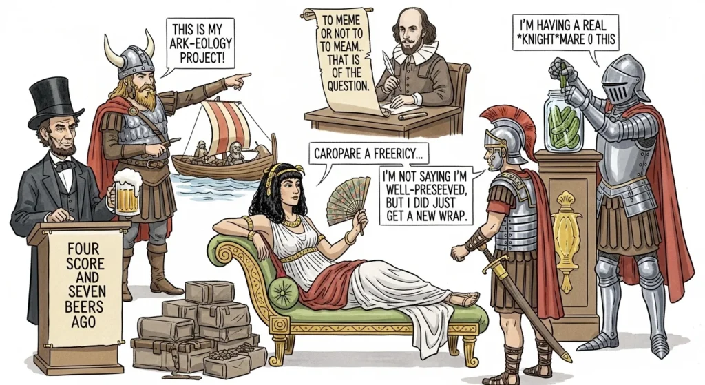 historical puns