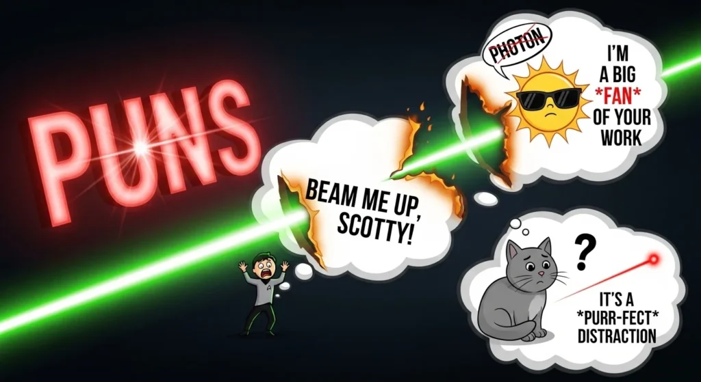laser puns