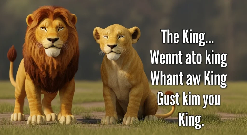 lion king puns