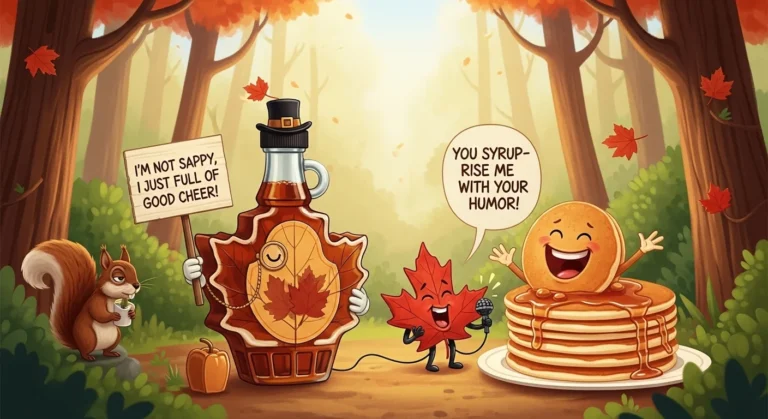 maple syrup puns