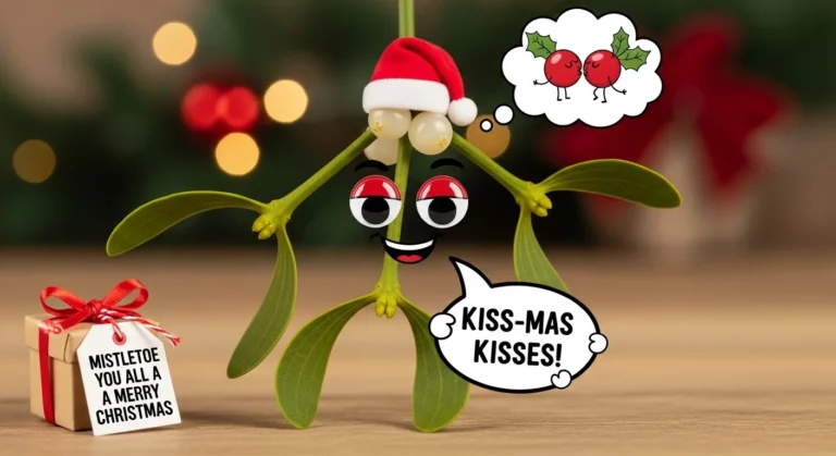 mistletoe puns
