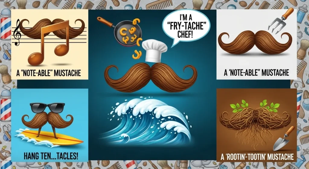 moustache puns