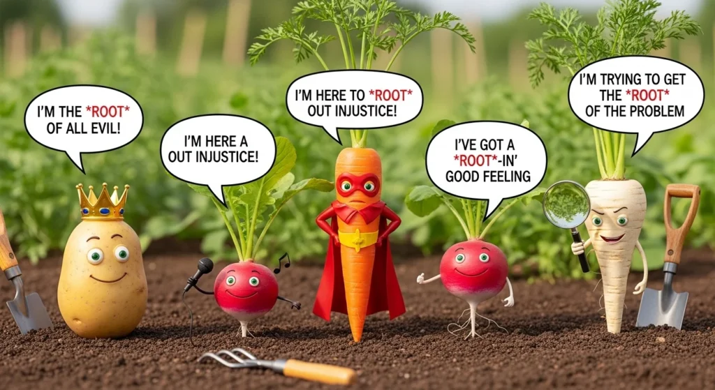root puns