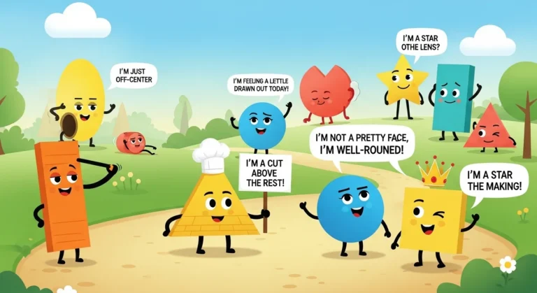 shape puns
