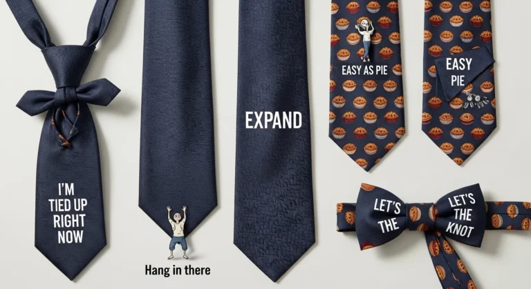 tie puns