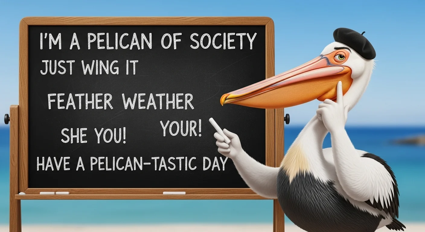 Clever Pelican Puns That Hit Just Right