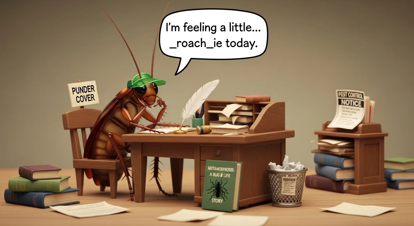 Editor’s Favorite 7 Cockroach Puns