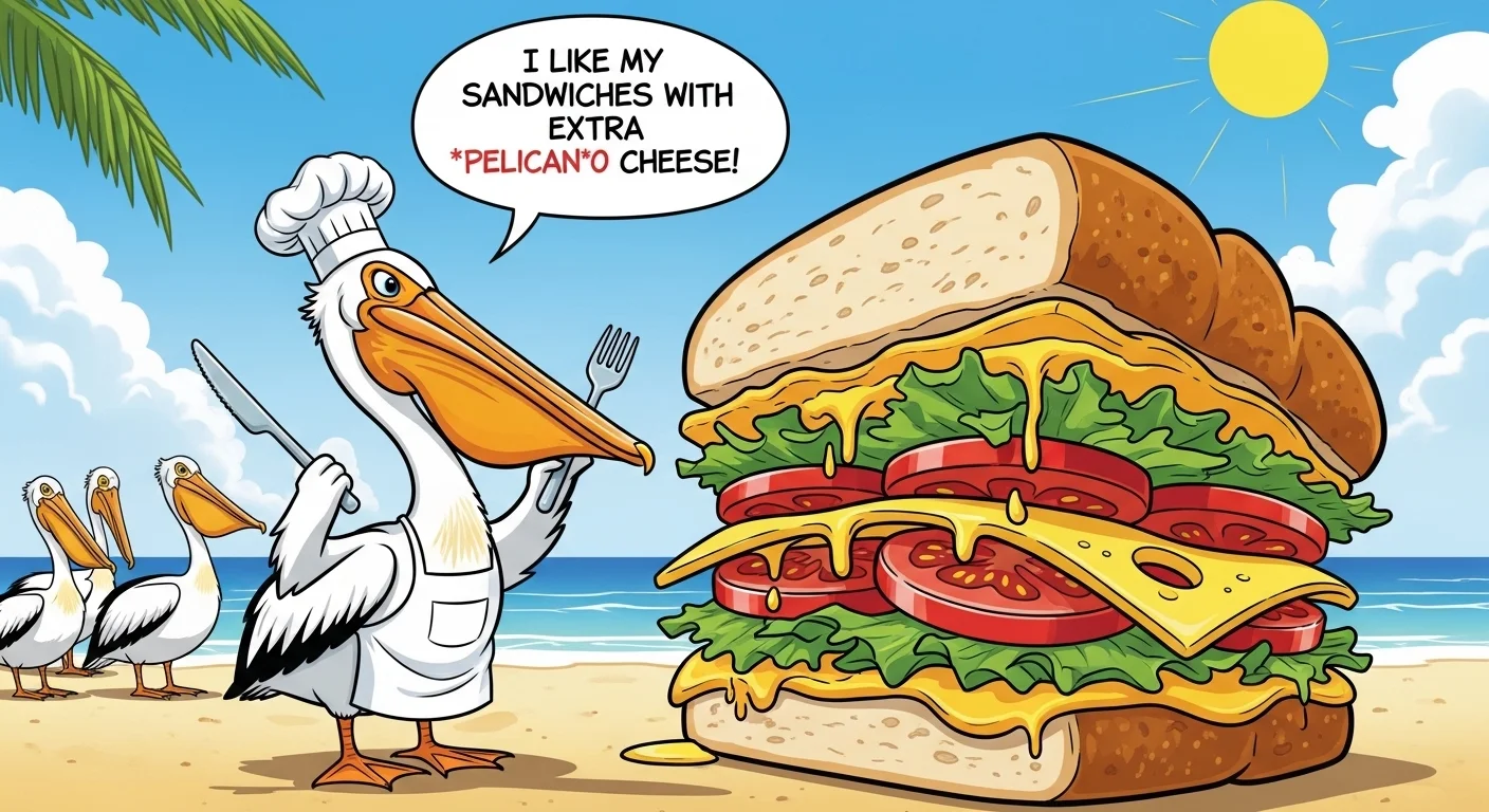 Editor’s Favorite 7 Pelican Puns
