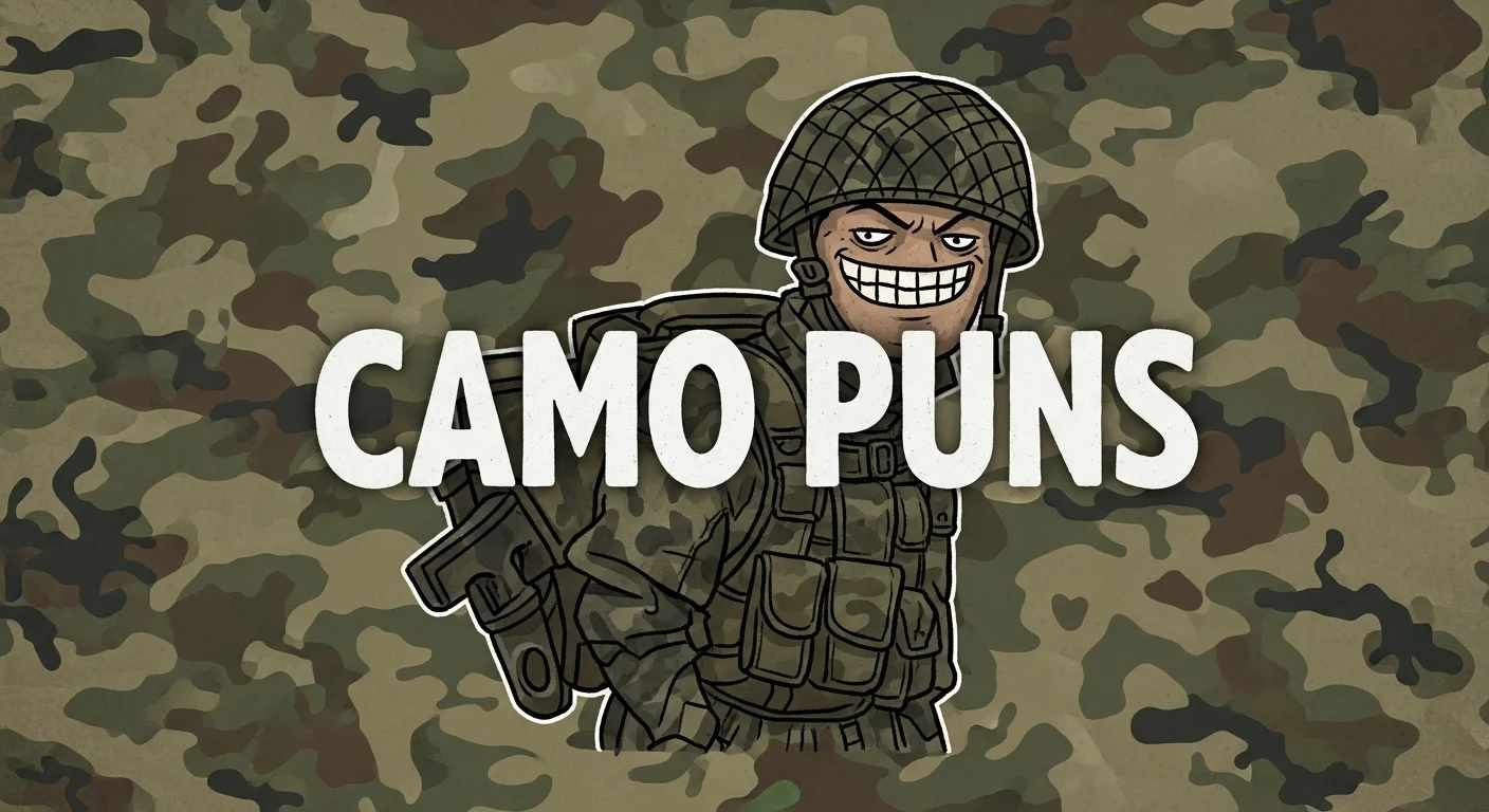 Top 12 Hilarious Camo Puns to Make You Laugh