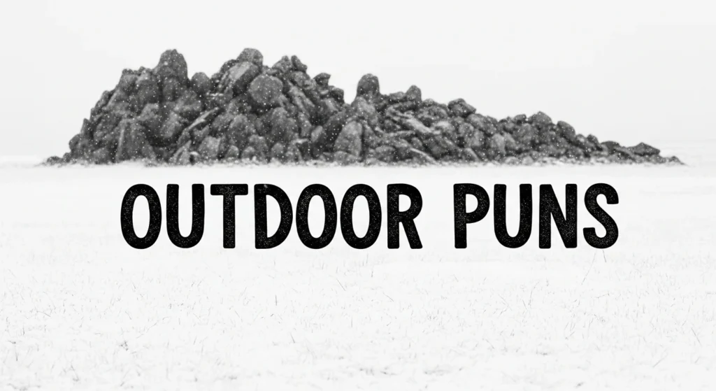 outdoor puns