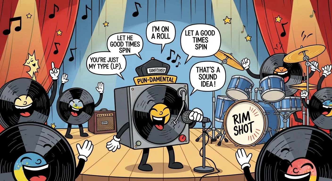 240+ Funny Record Puns & Jokes That Hit All the Right Notes 🎶😄 - Pun Epic